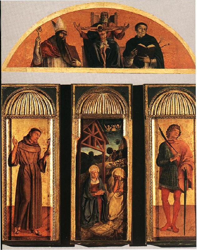 BELLINI, Giovanni Nativity Triptych